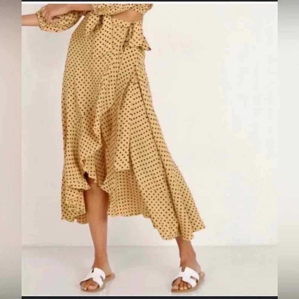 Faithfull the Brand , Tramonti Skirt Lula Dot SIZE 2 US or XS NWT skirt only